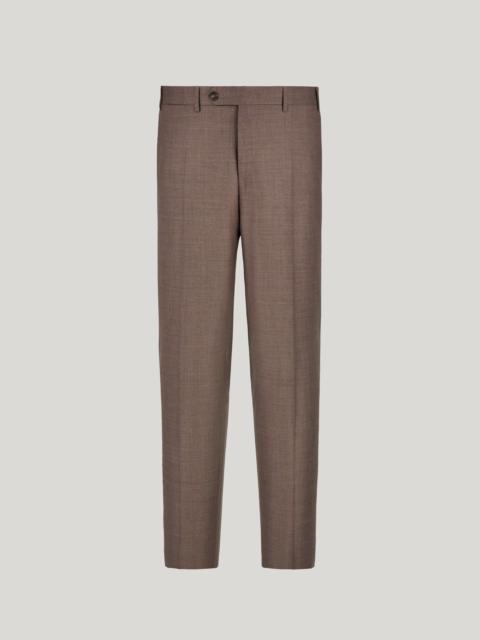 Canali BROWN PANTS IN 150'S WOOL
