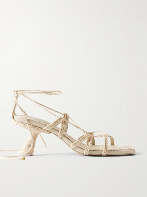 Cult Gaia Raisa Raffia Sandals