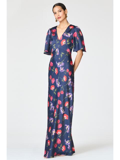 SACHIN & BABI MAE GOWN - MIDNIGHT JARDIN