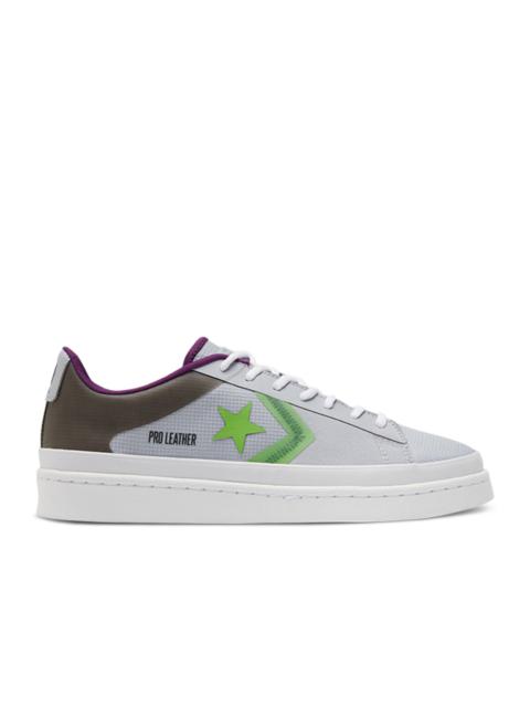 Converse PRO LEATHER LOW 'MIAMI VIBEZ - GRAVEL BOLD WASABI'