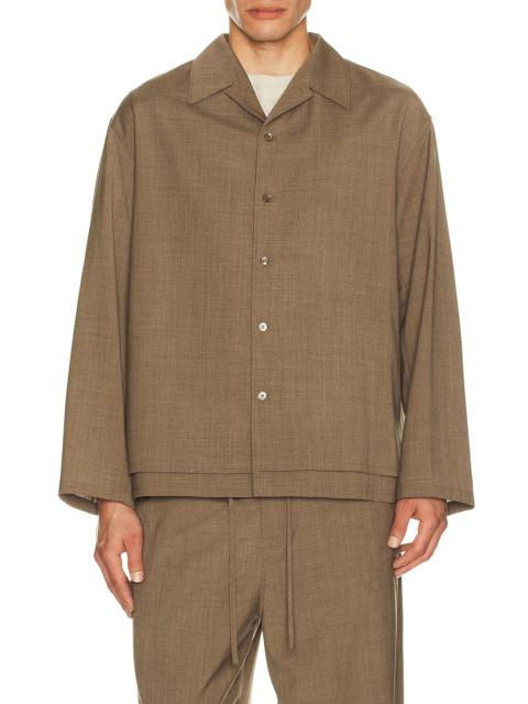 LE17SEPTEMBRE Double Layered Open Collar Shirt