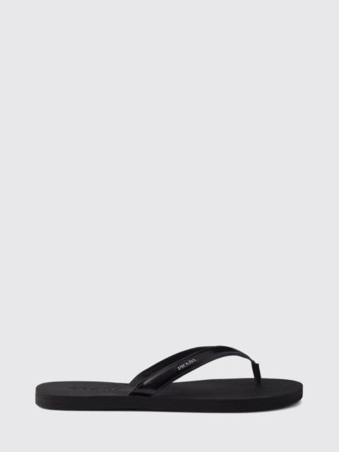 Prada Prada Men Leather Flip Flops Prada