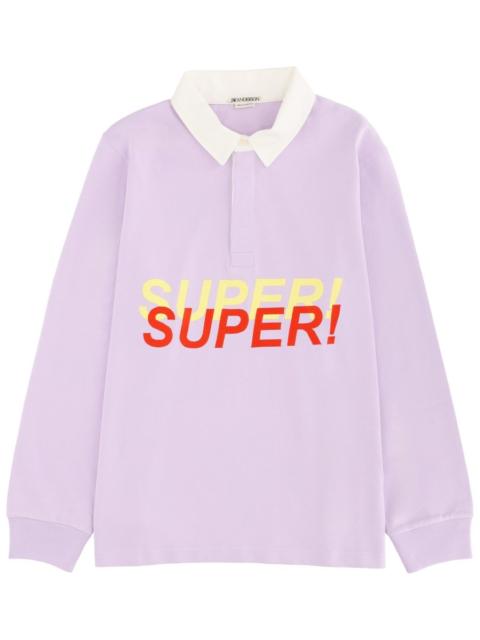 JW Anderson SUPER SUPER COTTON POLO SHIRT