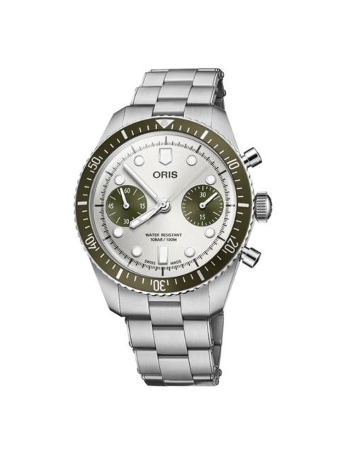 Other Designers Oris - Oris Divers Sixty-Five Chronograph Automatic Silver Dial Men's Watch 01 771 7791 4051-07 8 20 18