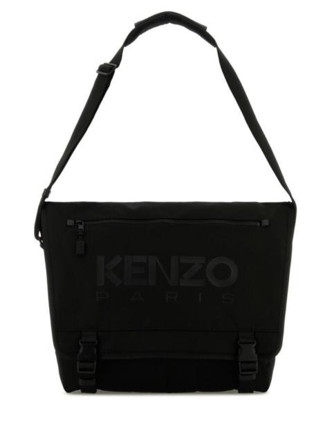 【関税&送料込】Kenzo Black Polyester Large Kenzo 48 Crossbo KENZO Black polyester large KENZO 48 crossbody bag