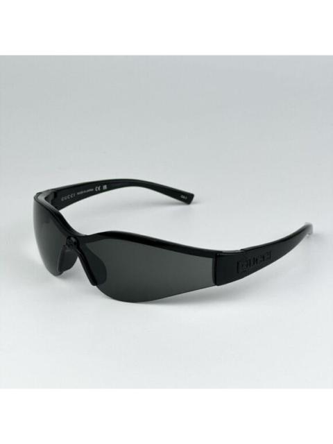 GUCCI NEW Gucci GG1651S 001 Black Grey Unisex Mask Sunglasses GG 1651S