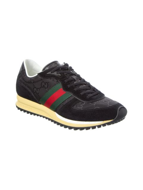 GUCCI Gucci Re-Motion GG Canvas & Suede Sneaker
