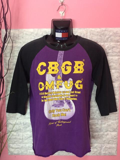 Other Designers Vintage - Rare T-Shirt CBGB & OMFUG Home of underground
