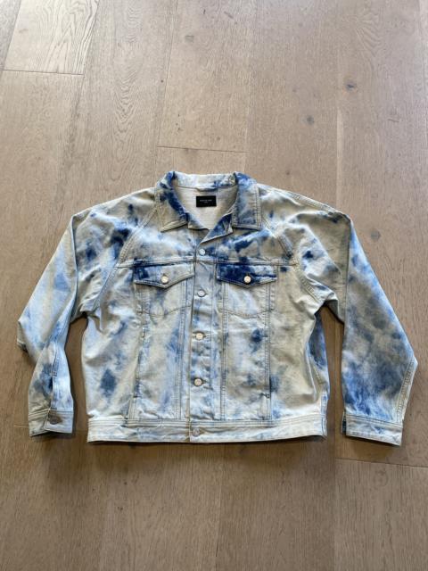Fear of God INVERTED HOLY WATER $1300 NEW FIFTH DENIM JACKET FEAR OF GOD