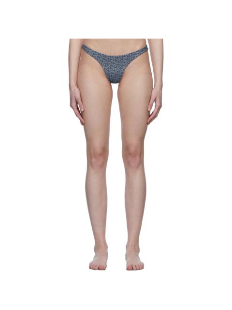 MAGDA BUTRYM Navy Thin Bikini Bottoms
