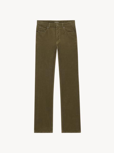 SAINT LAURENT PANTS IN CORDUROY