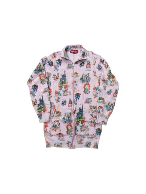 Hysteric Glamour Vintage Hysteric Glamour Overprint Long Zip Hoodie Naked