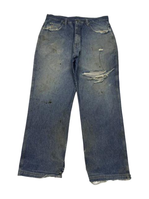 Other Designers VINTAGE ROCAWEAR BAGGY JEANS DISTRESS RIPS DENIM JEANS