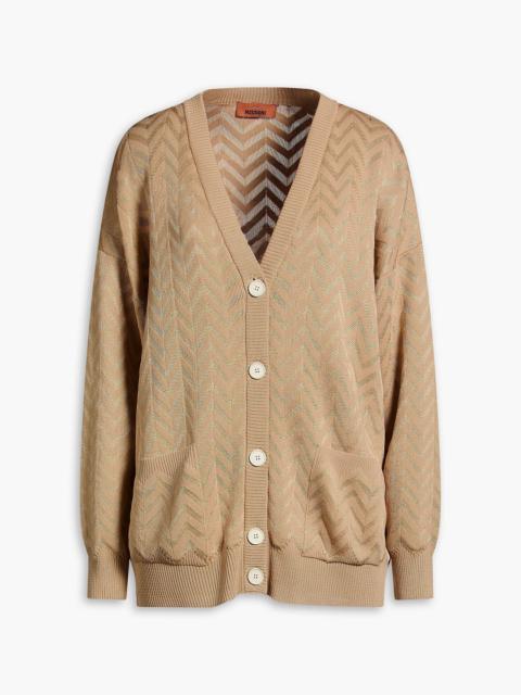 Missoni Crochet-knit cotton-blend cardigan