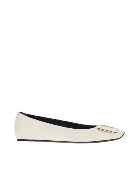 Roger Vivier 'TROMPETTE' PATENT LEATHER BALLET FLATS