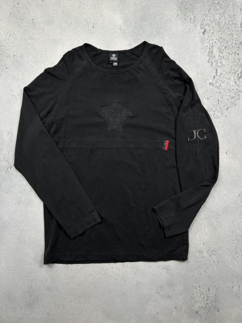 VERSACE JEANS COUTURE Vintage Versace Jeans Couture Medusa Patch Long Sleeve Rare