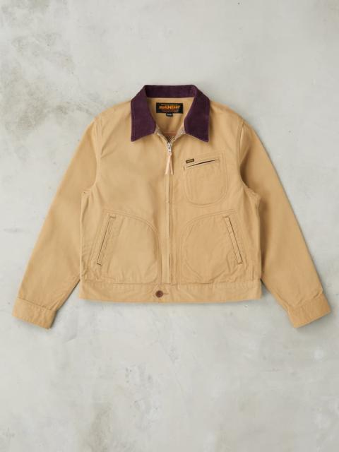 Iron Heart 144J-BEI - Work Jacket - 12oz Kurashikizome® Beige Twill
