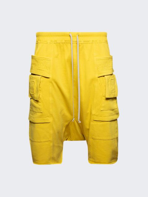 Rick Owens DRKSHDW Creatch Cargo Pods Lemon