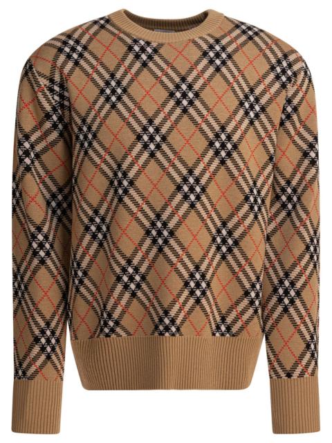 Burberry Burberry Men Wool Blend Crew Neck Sweater