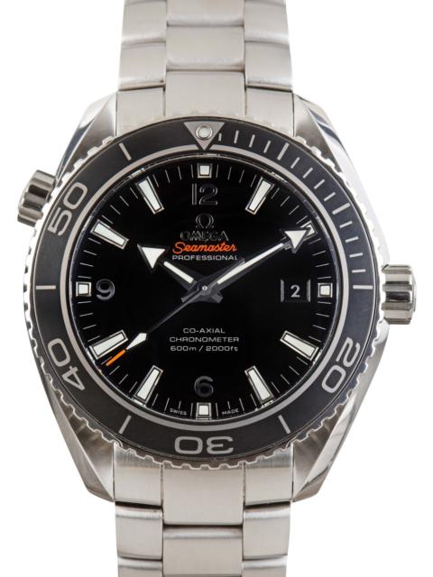 OMEGA Omega Seamaster Steel Planet Ocean Black Dial