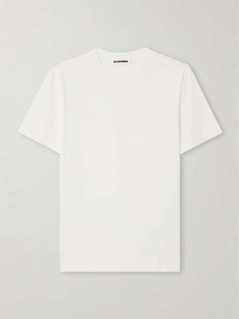 Cotton-jersey T-shirt White