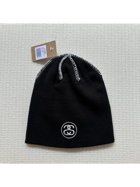 Stüssy Stussy Skullcap Exposed Stitch Beanie Hat / Black