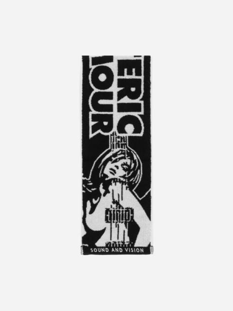 Guitar Girl Sports Towel Black