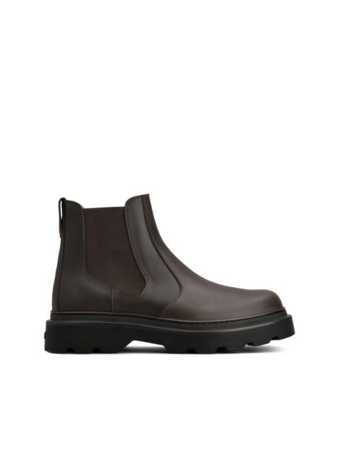 leather Chelsea boots