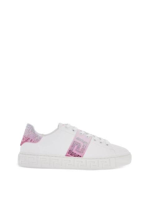 VERSACE Versace 'greca crystal sneakers