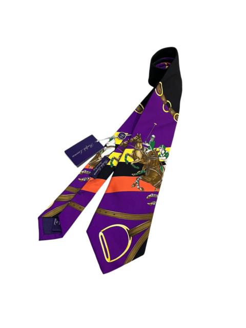 Equestrian Scenic Silk Tie