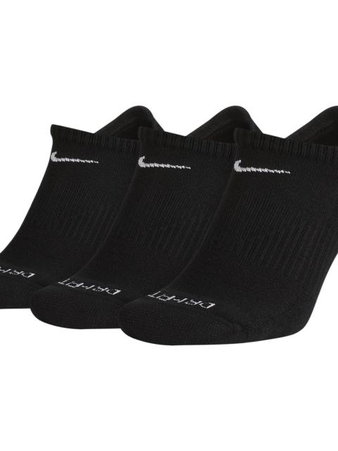 Nike Nike Mens Nike 3 Pack Dri-FIT Plus No Show Socks