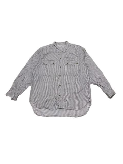 Other Designers Japanese Brand - Japan Brand 7e Hickory Stripe Shirt
