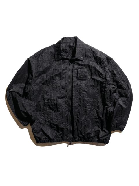 ssstein Bio Washed Nylon Oversized Fight Jacket Black