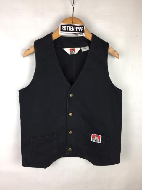Other Designers Ben Davis - Black Ben Davis Casual Workwear Vest
