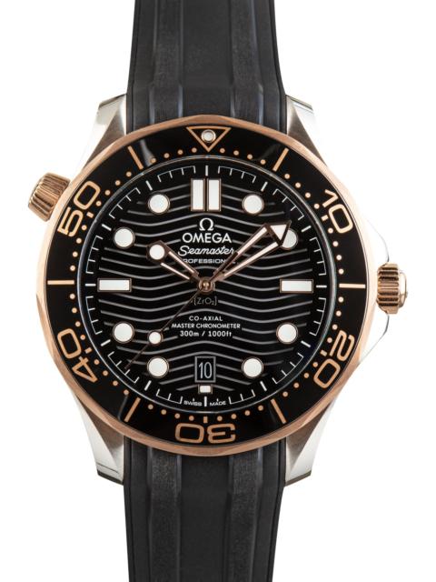 OMEGA Pre-Owned Omega Seamaster Diver 300 Black Wave Dial