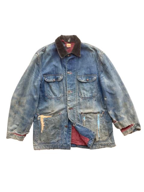 Other Designers J.C. Penney - 💥Vintage 50’s Penney’s Payday Blanket Distress Chore Jacket