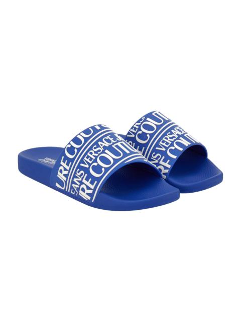VERSACE JEANS COUTURE Versace Jeans Couture Pool Slides