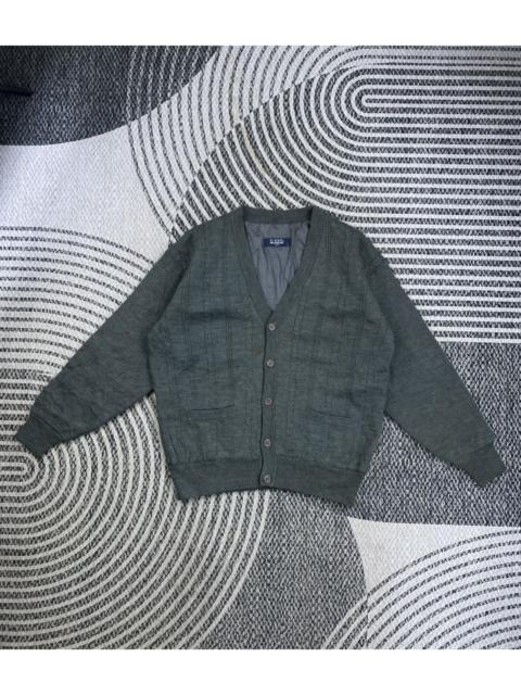 Other Designers Vintage Gianni Valentino Grey Cardi Sweater