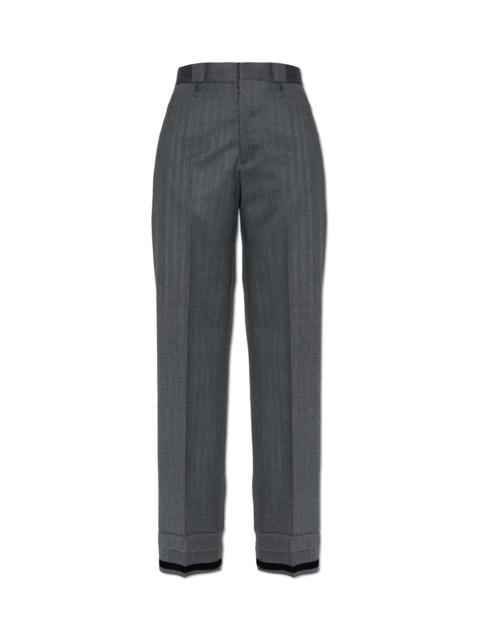 Maison Margiela Maison Margiela Trousers With Wool Trim