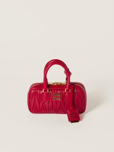 Miu Miu Arcadie matelassé nappa leather mini-bag