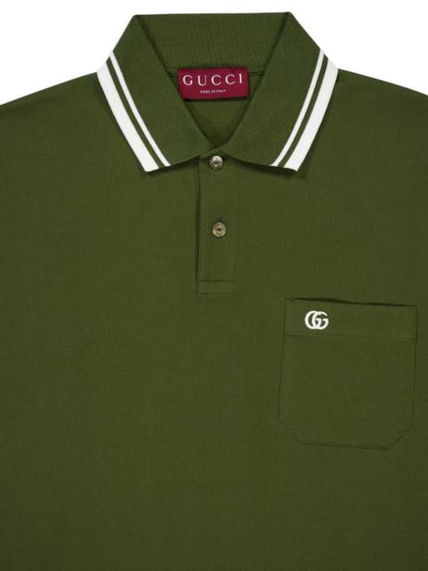 GUCCI Gucci Men Logo Cotton Polo Shirt