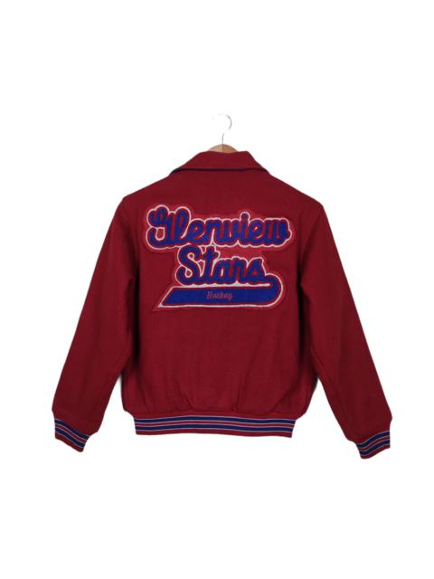 Other Designers Vintage - GLENVIEW STARS HOCKEY Varsity Jacket