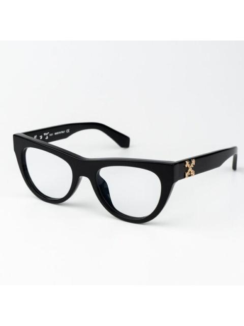 Off-White NEW Off-White STYLE 4 AF 11000 Black Blue Block Unisex Cat Eye Eyeglasses