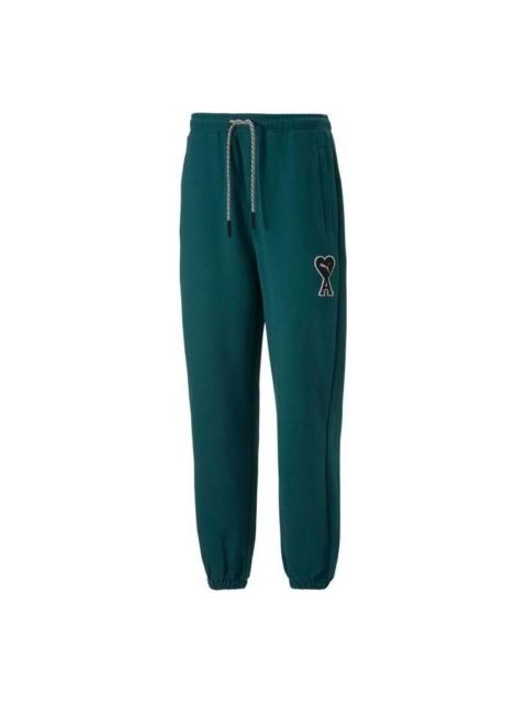 PUMA PUMA X Ami Sweatpants 'Green' 535996-24