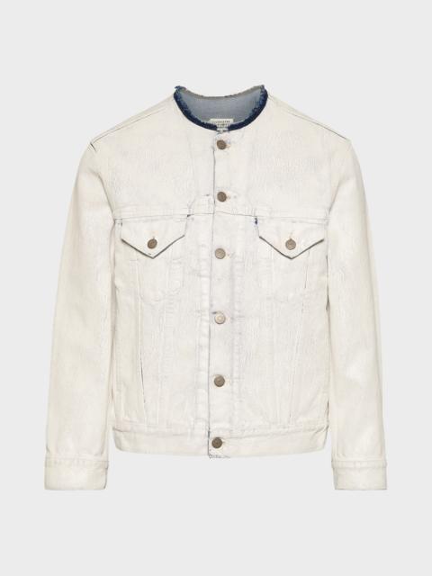 Maison Margiela Collarless Denim Jacket
