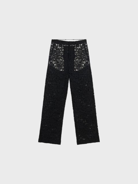 Blumarine RÉBRODÉ LACE PANTS