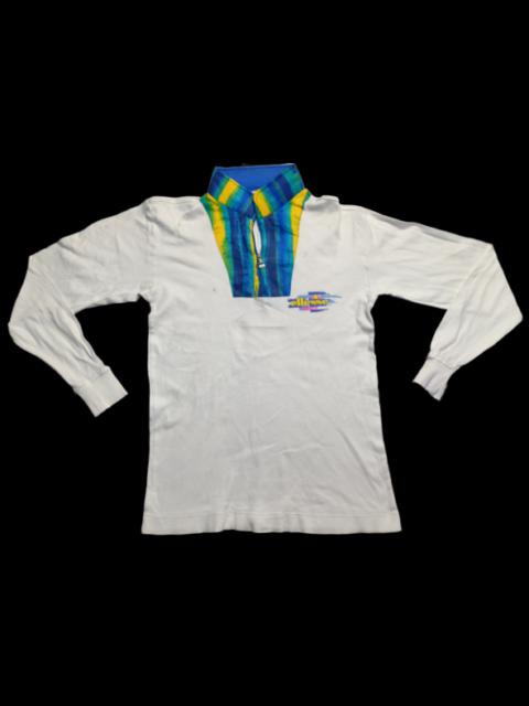 Other Designers Ellesse - Vintage Ellesse Long Sleeve Shirt Half Zipper
