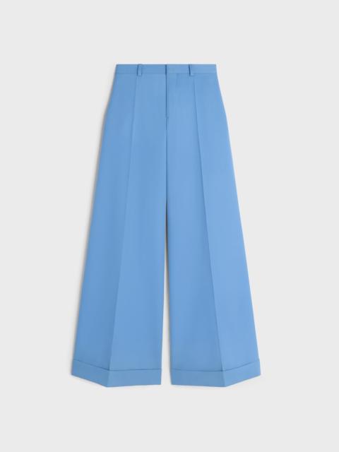 CELINE long docks trousers IN DIAGONAL WOOL