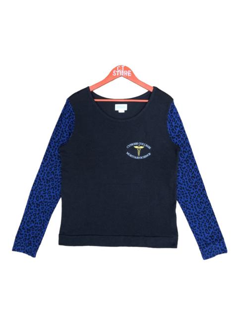 Other Designers Obey - Obey Propaganda Cypress College Leopard Sweatshirt