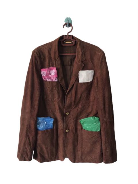 Roberto Cavalli 💥Steals💥Nice Art Roberto Cavalli Goat Leather Jacket